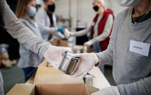 Ohio's hunger-relief network provides food and personal care items to nearly one million Ohioans each month. (Adobe Stock)<br />