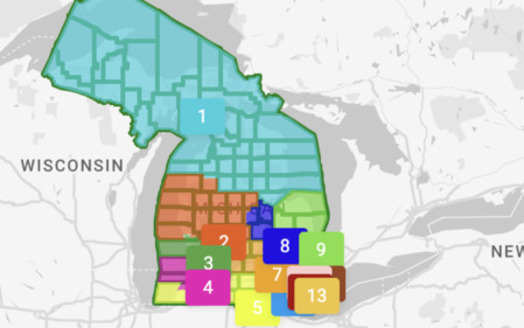 Michigan lost one congressional seat after the 2020 census apportionment. (My Districting Michigan)