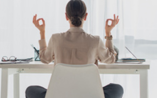 Health professionals say meditation or deep-breathing exercises are some ways to manage stress. (Lightfield Studios/Adobe Stock)