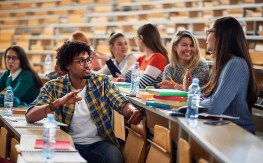 Latino and multiracial students are more likely to plan to cancel or postpone their studies than students overall, according to a report by the Latino Politics and Policy Initiative. (Adobe Stock) 