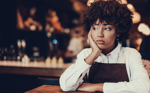 In a new national survey, 57% of women and 63% of women of color said they're considering quitting their hospitality-industry jobs because of worsening harassment and wage theft. (Adobe Stock)