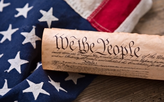 The 14th Amendment to the U.S. Constitution holds that government officials who violate their oath of office by insurrection or rebellion shall be barred from holding any future public office. (eurobanks/Adobe Stock)<br /><br />