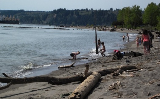 Willow Grove Park is home to a popular beach near Longview, Wash. (Columbia Riverkeeper)