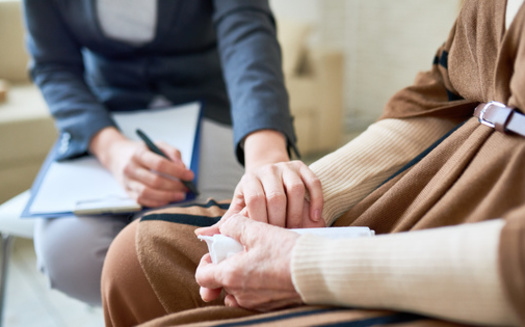 The National Institute on Aging says loved ones of people experiencing depression should encourage them to seek medical treatment and stick with a treatment plan a doctor prescribes. (Adobe Stock)