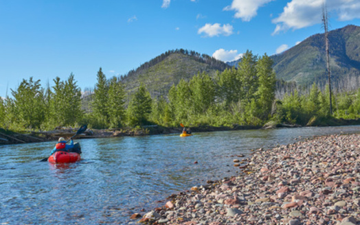 If passed by Congress, Recovering America's Wildlife Act funding would be used to restore ecosystems like the Flathead River. (Outside by Nature/Adobe Stock)