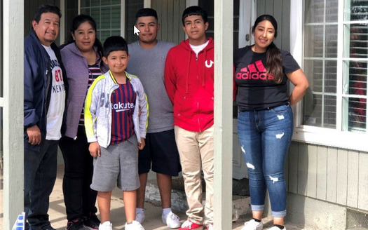 The Rodriguez family from Porterville was able to realize its dream of buying a home after some coaching from a Community Development Financial Institution. (SHCU)