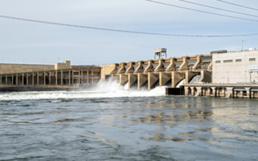 The Ice Harbor dam in southeastern Washington is among those that could be breached to help Northwest salmon. (davidrh/Adobe Stock)