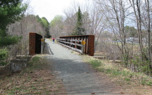 The Northern Rail Trail, where people with mobility issues will soon be able to partner with volunteer cyclists to access, runs 58 miles in western New Hampshire. (Wikimedia Commons)