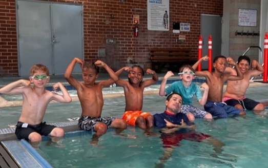 YMCA swim classes are one of many activities made possible this summer by grants via the Los Angeles County Summer Learning Initiative by the California Community Foundation. (YMCA of Metropolitan L.A.)