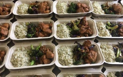 HOPE Collaborative in Oakland partners with Cocina del Corazon to produce healthy meals that are distributed free at community fridges and corner stores to feed the needy. (HOPE Collaborative)