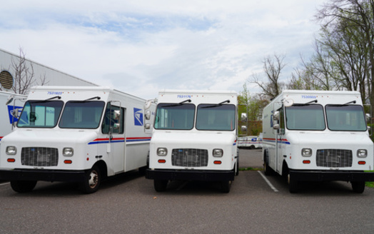A report from the USPS Office of the Inspector General finds while upfront costs for electric vehicles may be greater, the Postal Service would save money over time by deploying more EVs. (eqroy/Adobe Stock)