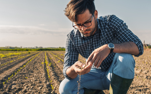 Farming practices that protect soil health can lead to climate resiliency. (Adobe Stock)