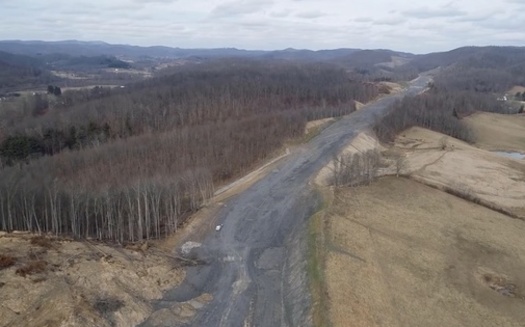 Corridor H Highway Project construction in Tucker County, West Virginia. (W.Va. Dept. of Transportation)