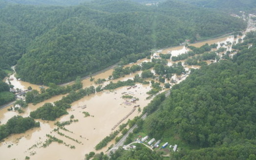 State officials say more than 1,000 eastern Kentucky residents were rescued from their homes after catastrophic flooding last Wednesday. (Office of Gov. Andy Beshear)<br /><br />