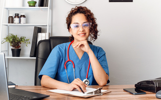 A Center for American Progress report found in 2021, almost 70% of registered nurses in the U.S. were white, just over 11% were Black, and almost 18% were Hispanic. (Djavan Rodriguez/Adobe Stock)