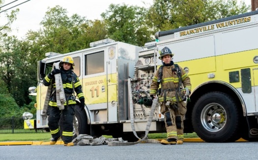 In the U.S., some 67% of firefighters are volunteers, according to the National Volunteer Fire Council. In New Hampshire, the percentage is even higher. (National Volunteer Fire Council)