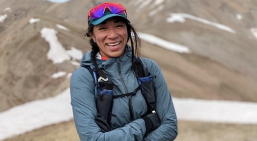 The new documentary series "Outlier" features an entirely Latina cast and their views about being backcountry skiers and snowboarders, as well as being Latinas. Danielle Reyes-Acosta, pictured, began working on the film as a way of re-evaluating this duality. (Danielle Reyes-Acosta)