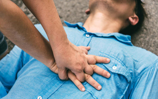 According to a 2022 report from the American Heart Association, there are more than 356,000 out-of-hospital cardiac arrests in the United States each year, 90% of which are fatal. (Adobe Stock)<br />
