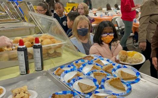 More than 200 children participated in the annual Kids Cafe Thanksgiving meal at nine of Utah Food Bank's cafe sites. (Utah Food Bank)