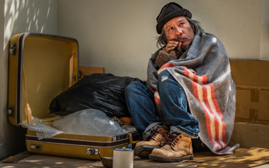 The 11% decline in the number of homeless veterans from 2020 to 2022 is the biggest in more than five years. (Adobe Stock)