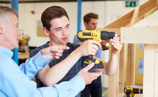 Students in the Career Launch Program learn a trade through working several hours a week on a flexible schedule, with competitive wages increased at regular intervals. (Monkey Business/Adobe Stock)