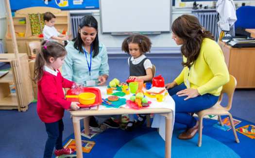 The Maryland Family Network says parents should ask providers about their teaching philosophies when researching child care.<br />(Adobe Stock)
