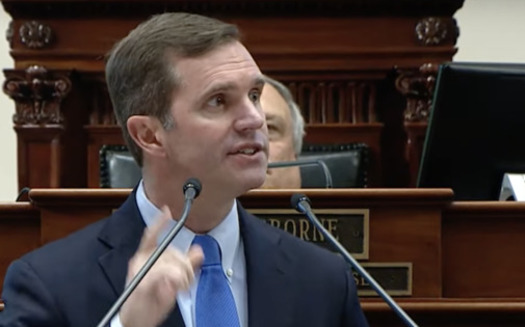 Kentucky Gov. Andy Beshear unveiled his 2023 legislative proposals in the State of the Commonwealth Address on Wednesday. (Office of Gov. Andy Beshear/YouTube)