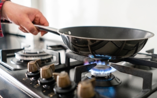 Research shows that cooking with natural gas can emit toxic fumes such as methane and nitrogen dioxide into the home and the atmosphere. (malkovkosta/Adobe Stock)