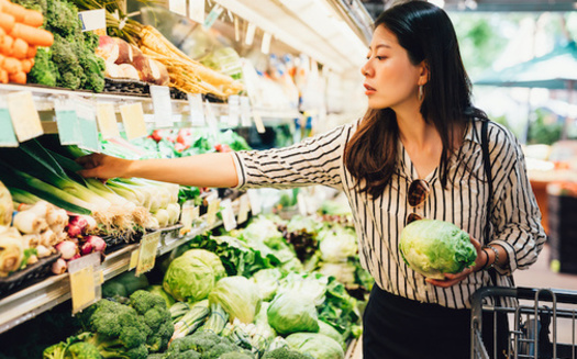 In 2021, U.S. supermarket and grocery stores made more than $800 billion in profits, more than double the amount generated two decades ago, according to Statista. (Adobe Stock)<br />