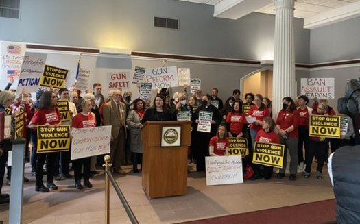 Advocates for gun safety are pressing lawmakers in New Hampshire to follow the lead of other New England states with stricter gun safety laws. In New Hampshire, an average of five children and teens die by guns every year. (Granite State Progress)