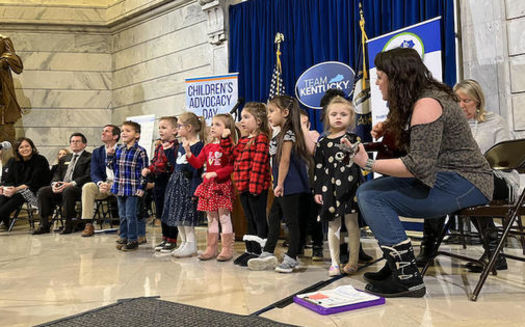 Children's Advocacy Day at the Kentucky Capitol began in 2004 as an effort to unite advocates from across the state to raise their voices on behalf of children's safety, health, education and economic well-being. (Mara Powell) 