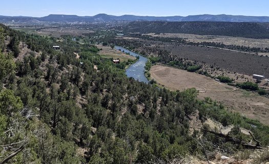 A new conservation easement overlooking the Animas River protects natural habitat for wildlife ranging from swift fox, bear and mountain lion to elk and deer. (Linda Lidov)