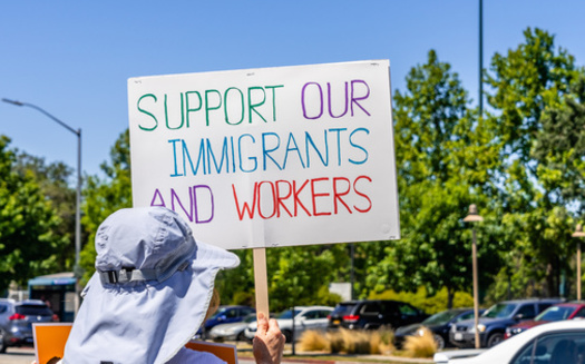 A 2019 protest in Palo Alto worked to raise awareness of immigration issues. Statistics show less than 1% of philanthropic foundation dollars support immigrant organizations. (Sundry Photography/Adobestock)