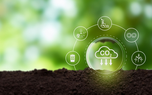 Last year's federal Inflation Reduction Act expanded the tax credit for direct air-carbon capture by 360%. A new study questions whether state and federal governments should be subsidizing the approach to carbon removal. (Adobe Stock)