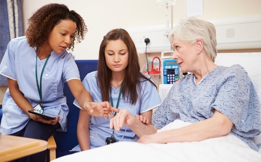 Nontraditional learning is seen as an option to address the U.S. nursing shortage, often attributed to burnout from the pandemic and many nurses searching for lower stress and better pay. (Adobe Stock)