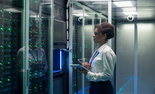 According to real estate consulting firm CBRE, Northern Virginia's total data center load in 2021 was 1,688 megawatts, which is equivalent needed to power 1.6 million homes. (Adobe Stock)<br />