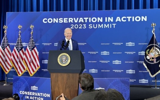 During the White House Conservation Summit, President Joe Biden designated Avi Kwa Ame a national monument. (photo courtesy of Will Pregman)