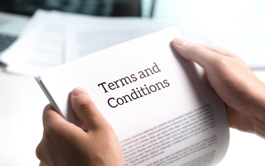 Consumer advocates say it's important for customers to read and understand a financial institution's terms and  conditions to know what services are available. (AdobeStock)