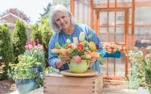 Debra Prinzing wrote two books about the benefits of finding locally grown flower bouquets. (Missy Palacol Photography)