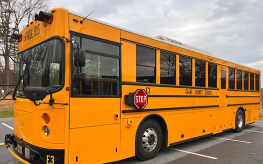 More than 2,400 buses, 95% of them electric, will go to 402 school districts from this first of five rounds of the EPA's Clean School Bus Rebate Program. (Robert Peak/Adobe Stock)