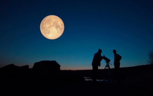 Researchers at Indiana University School of Medicine looked not only at their own data, but at other research indicating connections between adverse psychiatric behaviors and the full moon. (Adobe Stock)