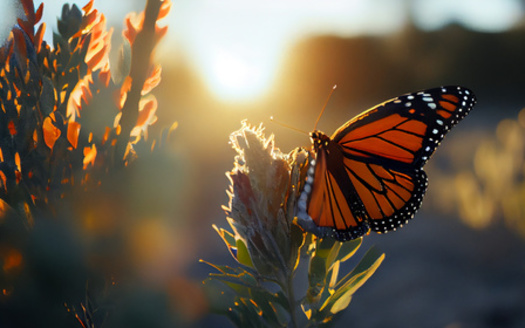 One method of tracking migrating monarch population size is measuring the amount of acreage on which they overwinter in Mexico. (Adobe Stock)