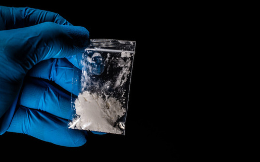 La Administración de Control de Drogas incautó más de 57,5 millones de píldoras recetadas falsas mezcladas con fentanilo y 13,740 libras de polvo de fentanilo en 2022, según la Casa Blanca. (Adobe Stock)