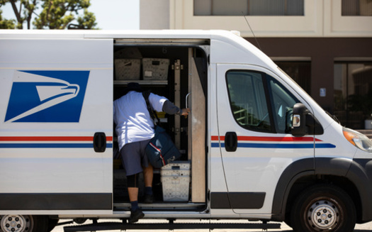 U.S. Postal Service data show a 12.5% decrease in the number of retail counter clerks who staff post office retail counters and distribute mail to letter carriers. (Matt Gush/Adobe Stock)