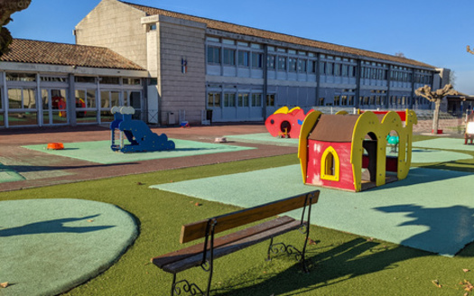 In 2022, the Living Schoolyards Act was introduced in Congress, which would direct federal resources toward greening school grounds like those above. However, the bill failed to advance out of committee. (Adobe Stock)