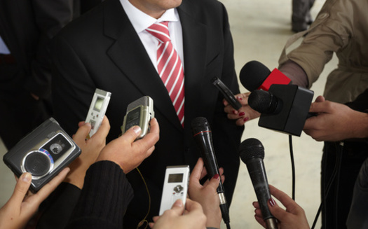 The total number of full-time statehouse reporters in the U.S. has fallen from 904 in 2014 to 850 in 2022, while the number of reporters covering statehouses less than full time has risen from 688 to 911, according to the Pew Research Center. (Adobe Stock)