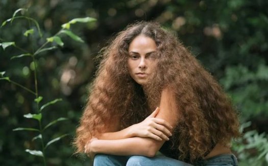 Sage Lenier poses for a portrait in Honolulu, Hawaii, in Feb. 2023. She began teaching her course in 2018. (Michelle Mishina)