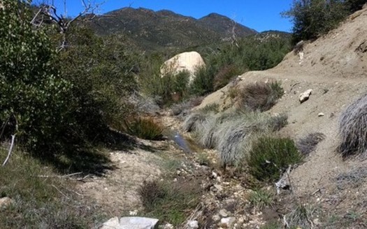 A new ruling from the U.S. Supreme Court means ephemeral streams, such as this one in the mountains east of San Diego, are no longer protected by the Waters of the United States rule.  (Chris Hunkeler/Flickr)