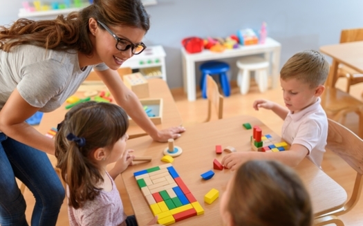 American families say the lack of cost-effective and available child care is a major problem in their lives, according to the 2023 Kids Count Data Book. (Adobe Stock)