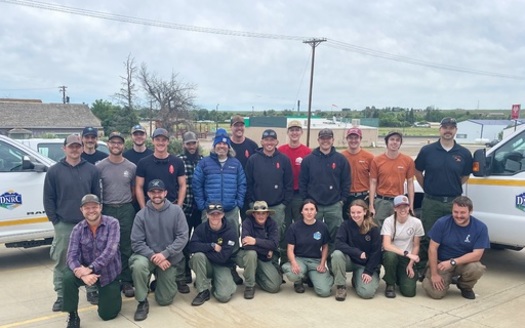 As part of the Northwest Compact, 22 Montana firefighters have been dispatched to the Canadian province of Alberta to assist fire crews battling flames in a record wildfire season there. (Montana Dept. of Natural Resources and Conservation)